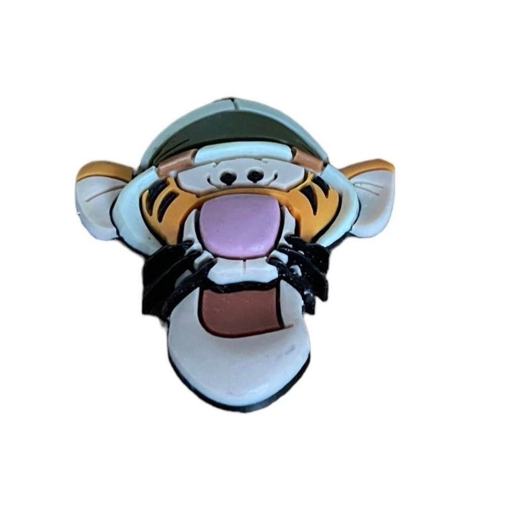 Disney Tigger Safari Hat 1.5" Magnet Rubber Dimensional